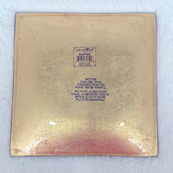 Natural Life Glass Tray - Make the World Better - Picture 3 of 4